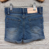 Distressed Denim Shorts Cuffed 3T