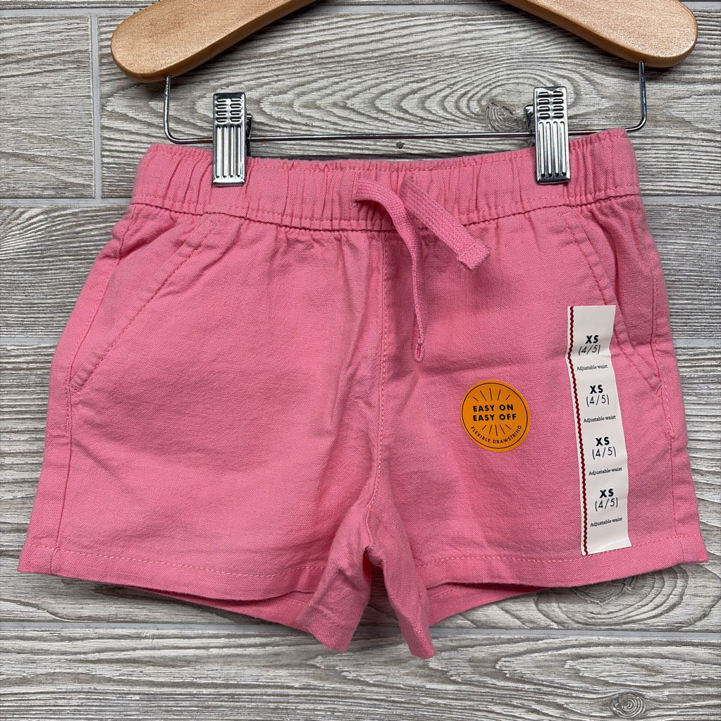 NEW Pull On Drawstring Shorts 4-5