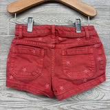 Denim Shorts Embroidered Stars 4-5