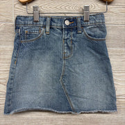Denim Skirt Frayed 5T