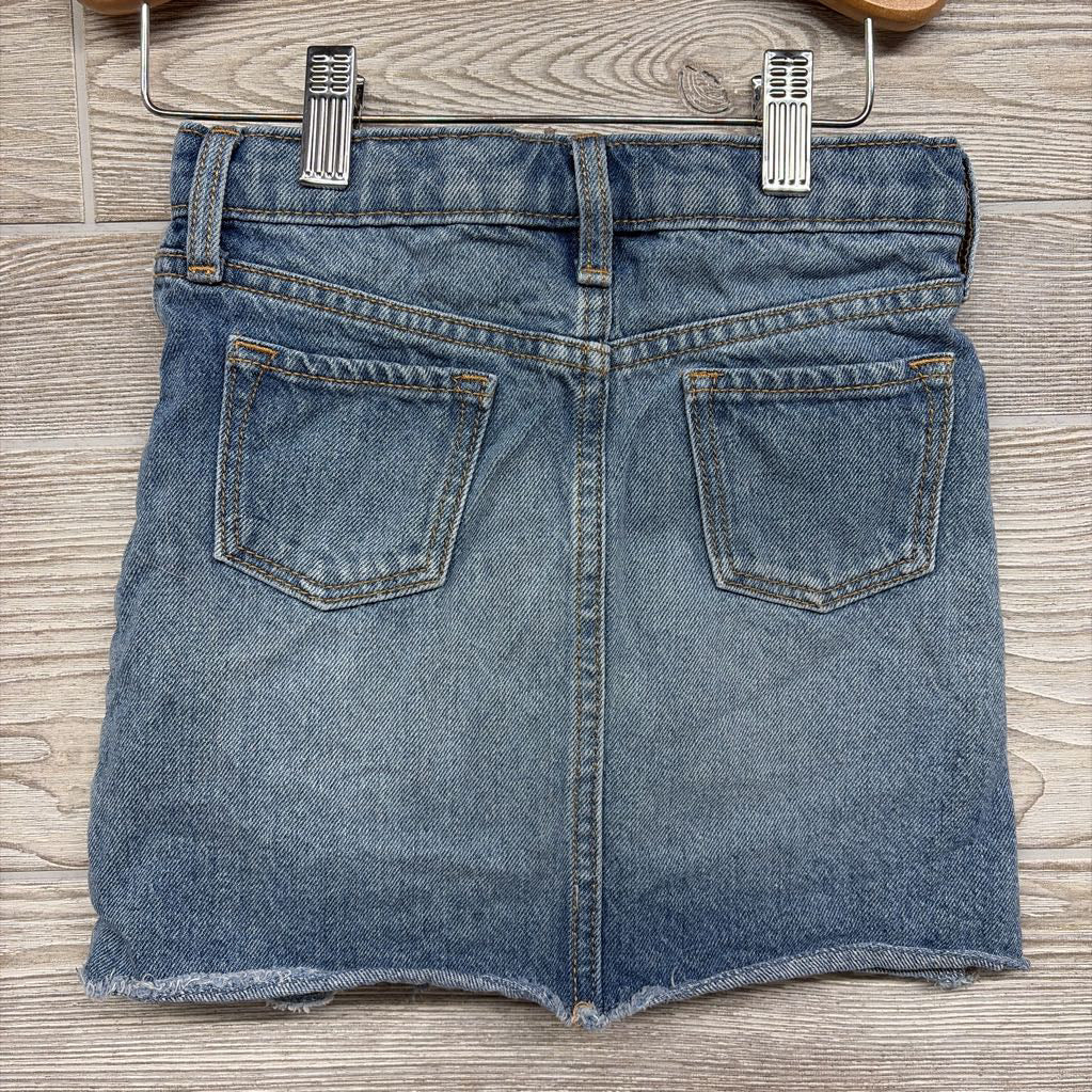 Denim Skirt Frayed 5T