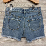 Denim Shorts Embroidered Flowers 8
