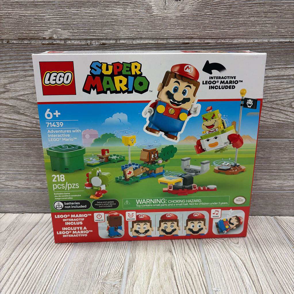 NEW Building Set Adventures With Interactive Mario #71439