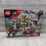 NEW Building Set Spinosaurus & Quetzalcoatlus Air Mission Jurassic World #76976
