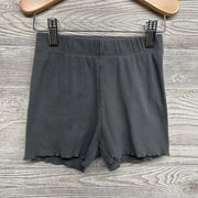 Ribbed Shorts Lettuce Trim 5T