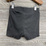 Ribbed Shorts Lettuce Trim 5T