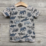 2 Pc PJs Sharks Rhinos 5T