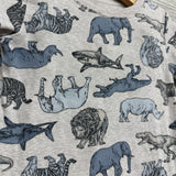 2 Pc PJs Sharks Rhinos 5T