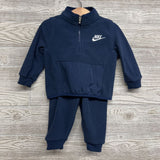 1/4 Zip Fleece Pullover & Joggers Swoosh 18M