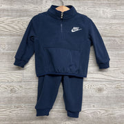 1/4 Zip Fleece Pullover & Joggers Swoosh 18M