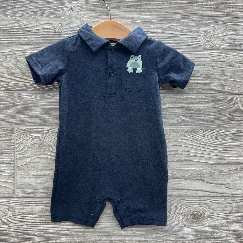 NEW Polo Shorty Romper Frog 3-6M