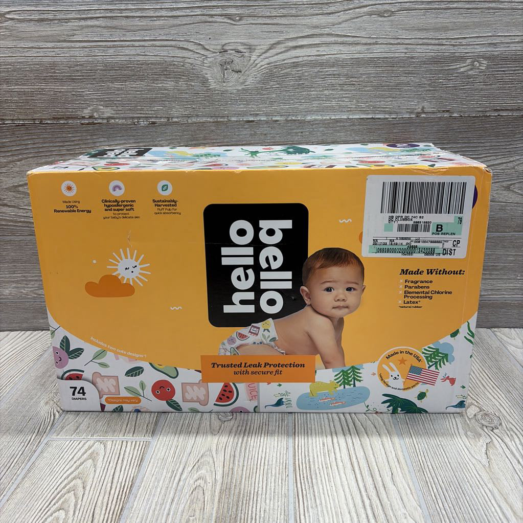 NEW 74 Pk Premium Diapers
