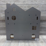 Large House Wall Shelf For Toniebox W/ Magnetic Shelves For Tonie Accessories