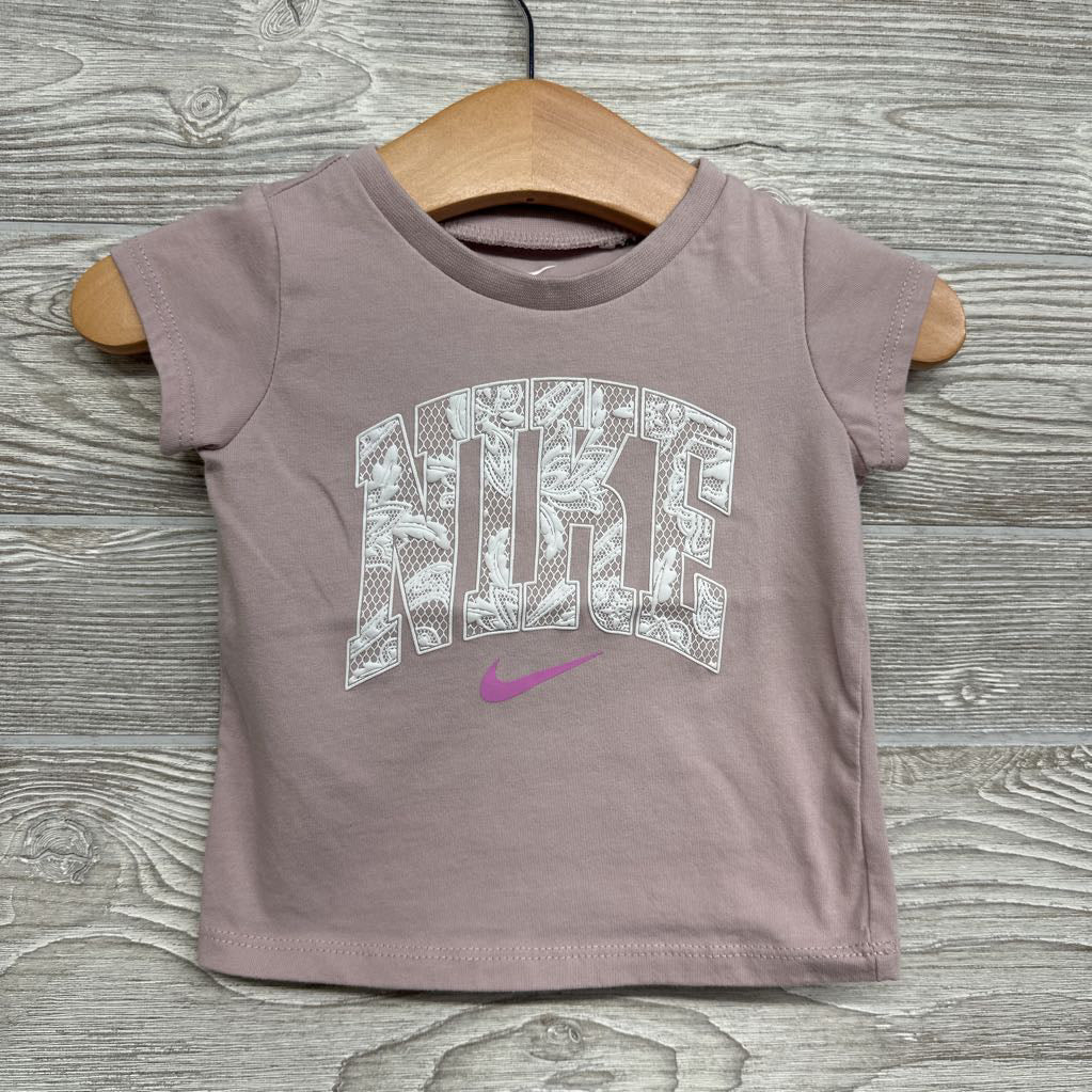 Shirt Faux Lace Logo 12M