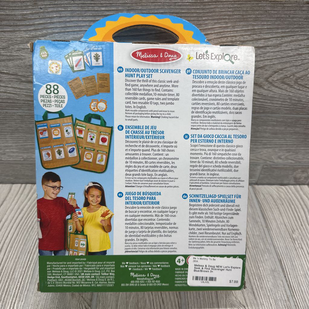 NEW Let's Explore Seek & Find Scavenger Hunt
