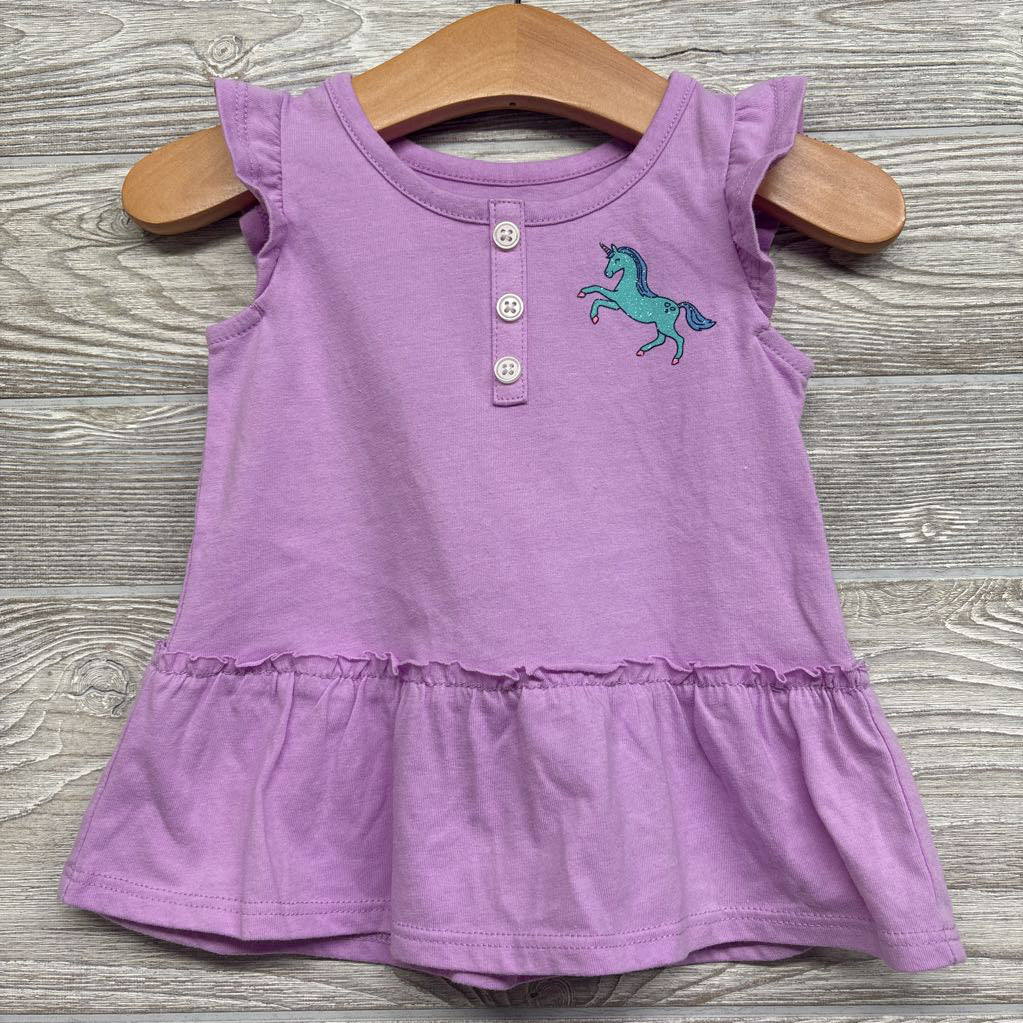 Flutter Sleeve Shirt Unicorn 18M