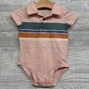 Polo Bodysuit Stripes 6M