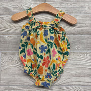 Bubble Romper Flowers 3-6M