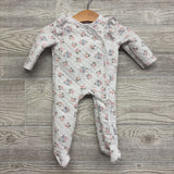 Quilted Sleeper Flowers 0-3M