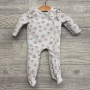 Quilted Sleeper Flowers 0-3M