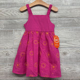 NEW Dress Embroidered Flowers 3t