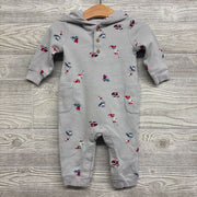 Waffle Knit Outfit W/ Hood Planes & Trucks 6M
