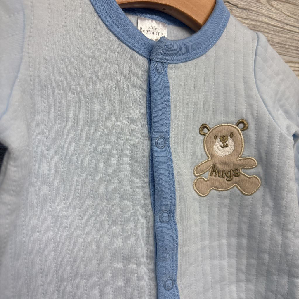 Quilted Sleeper Bear 6-9M