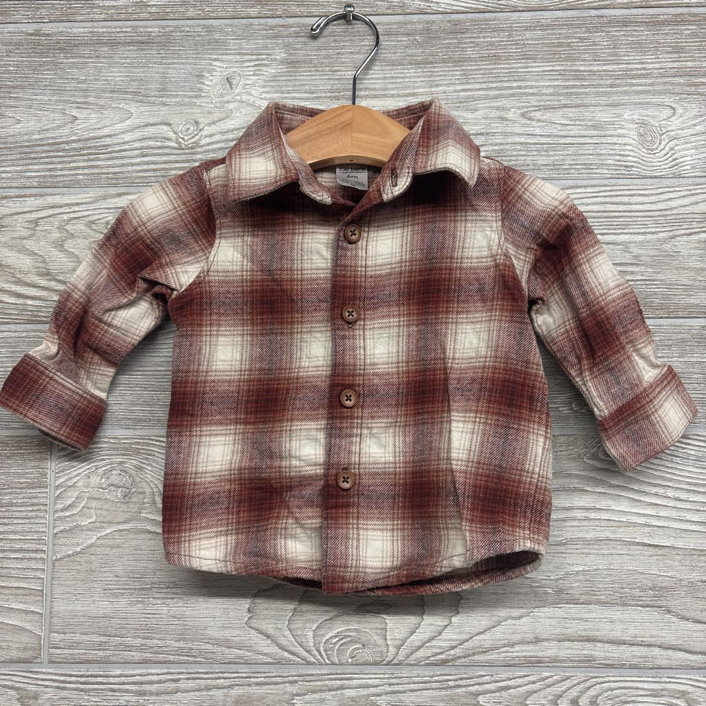Plaid Flannel Shirt 6M