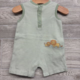 Shorty Romper Lions Stripes 9M