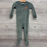 Plush Sleeper Stripes Dinosaur 12M