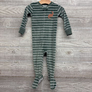 Plush Sleeper Stripes Dinosaur 12M