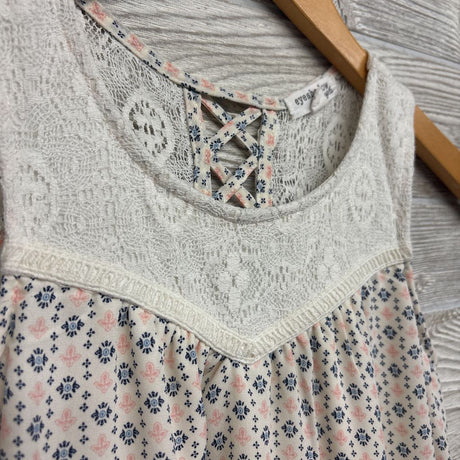 Sheer Dress Printed 8