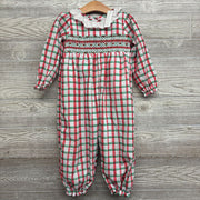 NEW Smocked LS Dress Plaid 3t