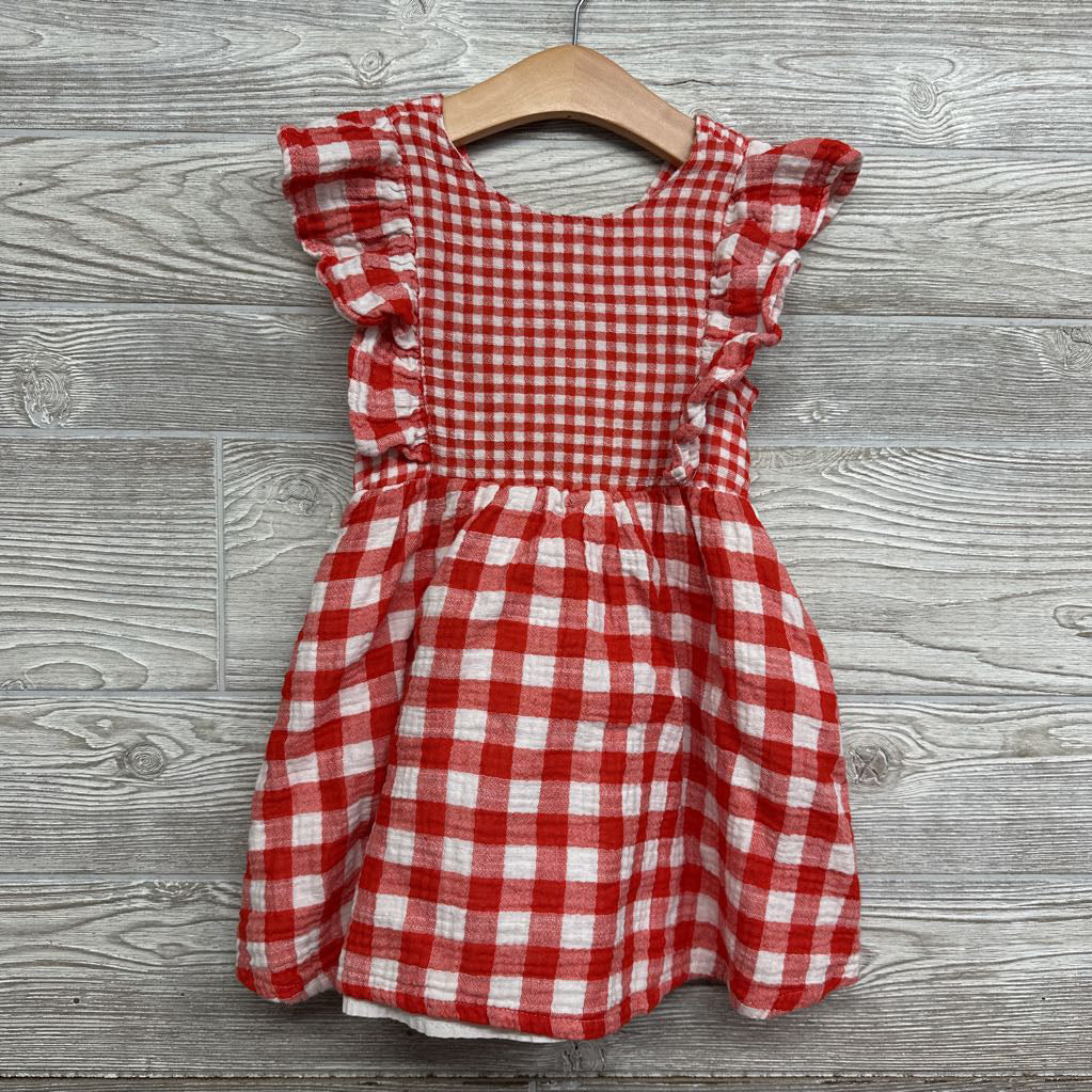 Dress Ruffles Gingham 4t