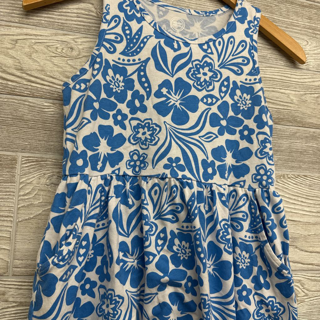 Tank Top Dress Flowers 10-12
