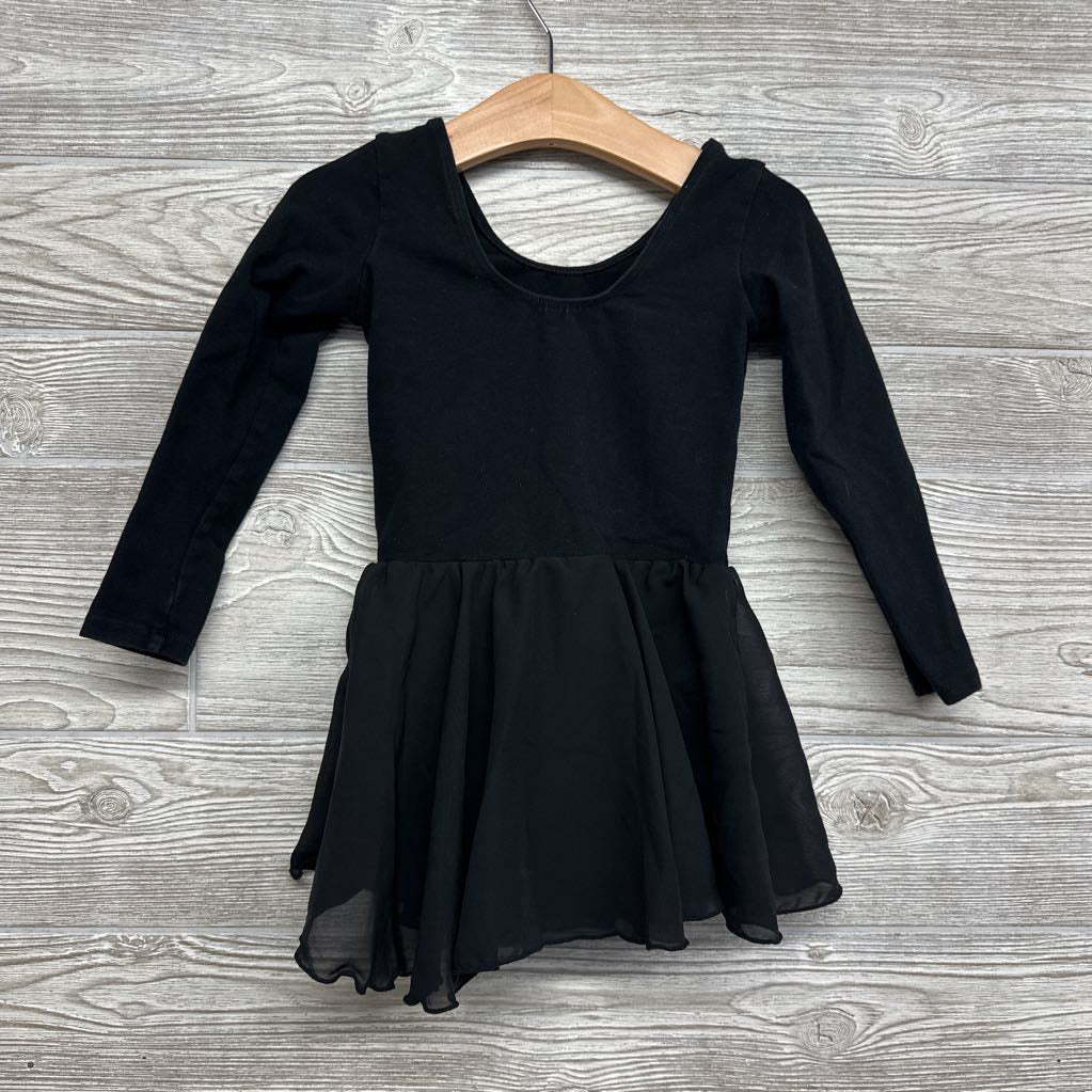 LS Leotard W/ Tutu Ruffle 2t