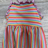 Ribbed Tank Dress Stripes 4t