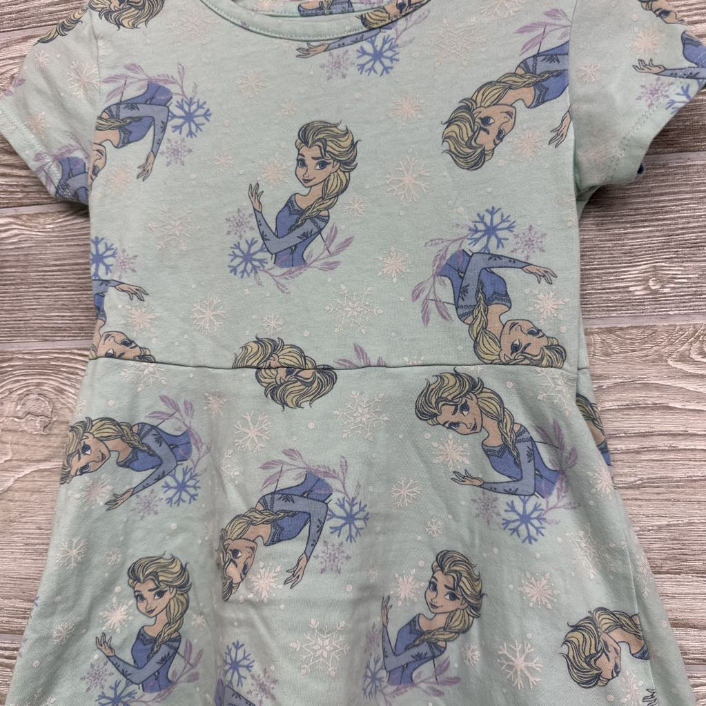 Dress Elsa & Snow Flakes 4t