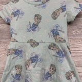 Dress Elsa & Snow Flakes 4t