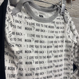 NEW 3 Pk I Love You To The Moon & Back Gown 0-6M