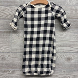 Pj Gown Gingham 0-6M