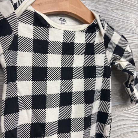 Pj Gown Gingham 0-6M