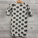 Pj Gown Bear 0-6M
