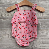 NEW Swimsuit Cherries 3-6M