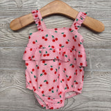NEW Swimsuit Cherries 3-6M