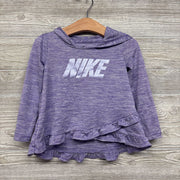LS Active Shirt W/ Hood Logo 2t