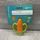 NEW Lil Nibbles Silicone Carrot Teether