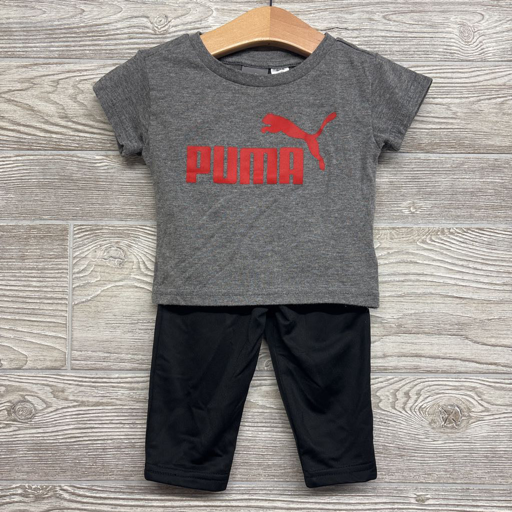 Shirt Logo & Active Pants 3-6M
