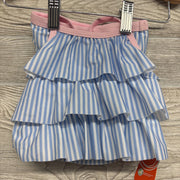 NEW 2 Pc Ruffle Swimsuit Stripes 3-6M