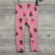 Ribbed Leggings Strawberries 18-24M